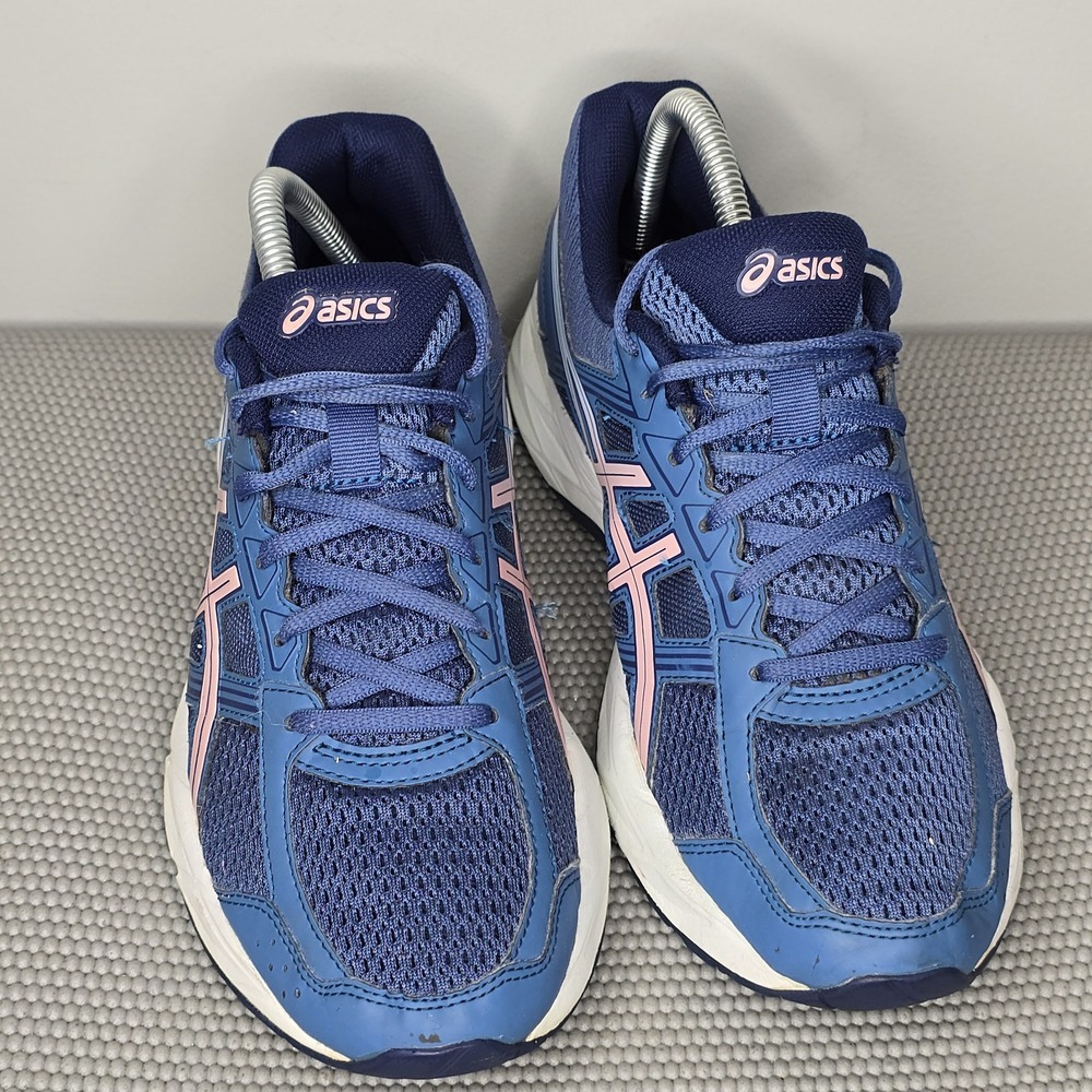 Asics Gel Contend 4 Women's Blue  Athletic Running Training Shoes Size‎ 9 T765N - Picture 2 of 8
